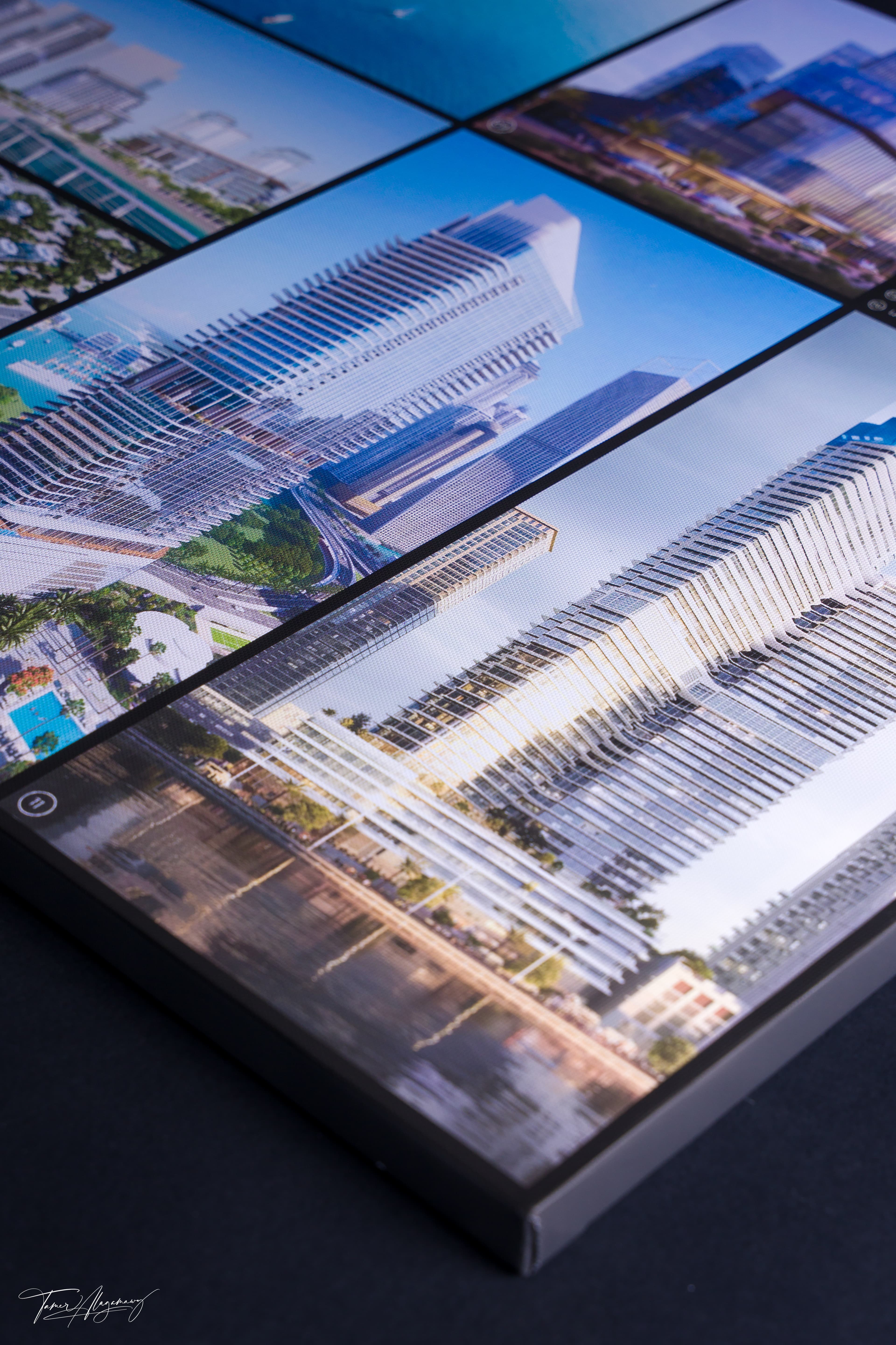 Portrait canvas print example